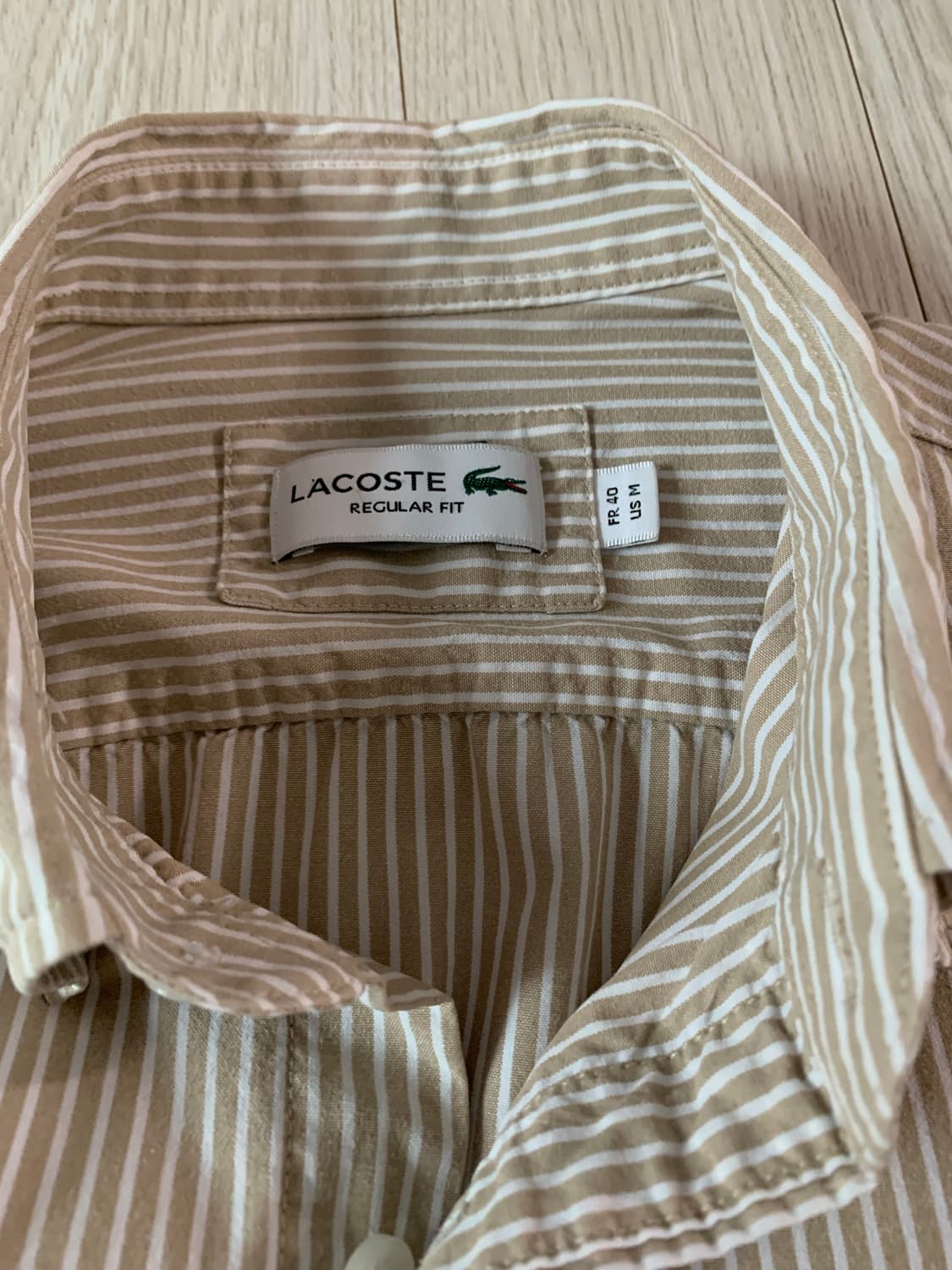 라코스테 스트라이프 셔츠 상품이미지3
