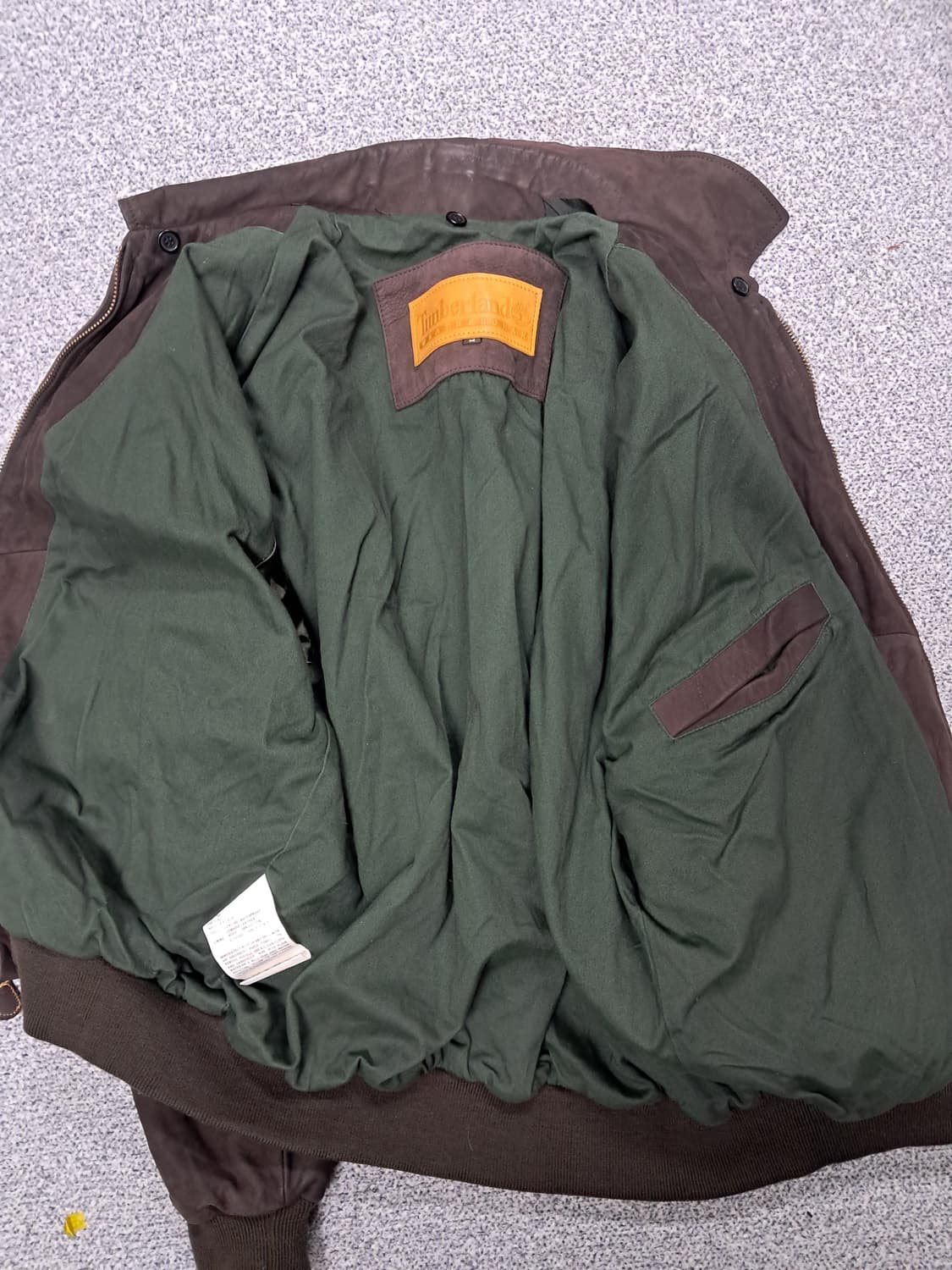 팀버랜드 스웨이드 봄버자켓 상품이미지2