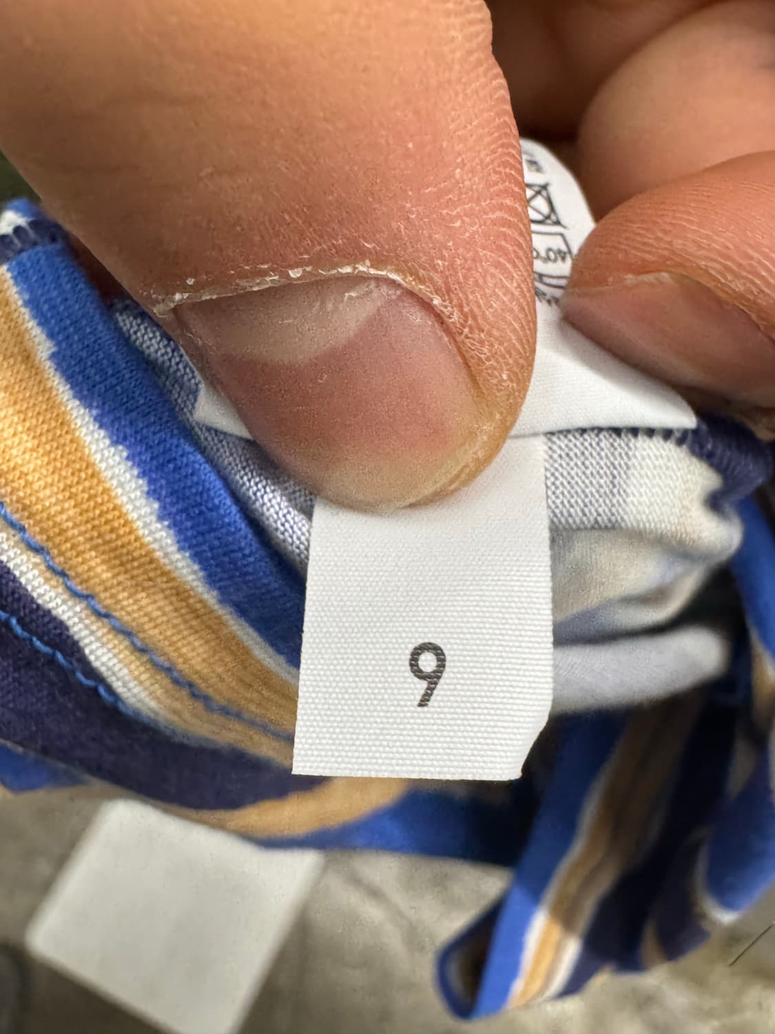 유니클로 MARNI 스트라이프 목폴라 S 상품이미지4