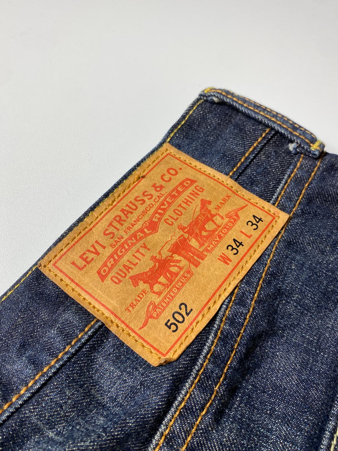 [34] Levi's 502 리바이스 레귤러 핏 데님팬츠 상품이미지3