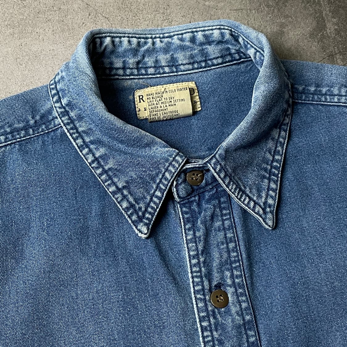 RED CLOUD 레드클라우드 빈티지 코튼 데님 셔츠 A00643 상품이미지2