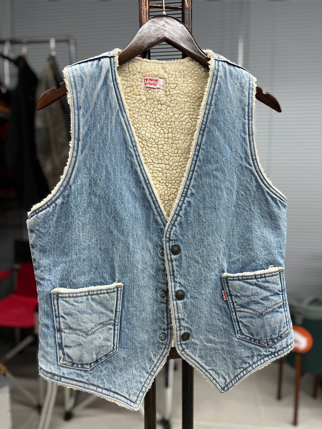 리바이스 워싱청 조끼 M  상품이미지1