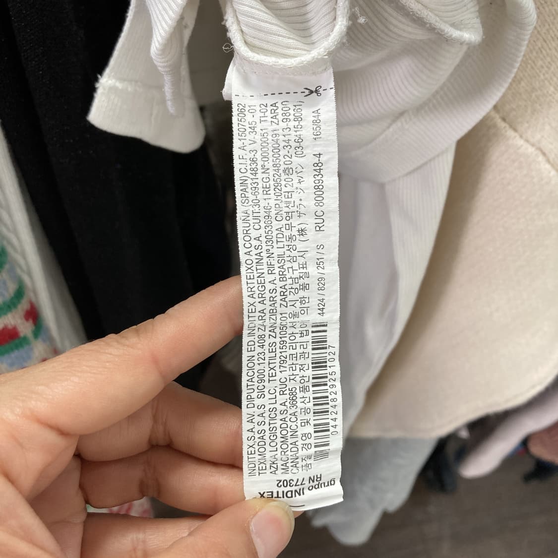 자라 여성크롭카라긴팔 85  상품이미지5