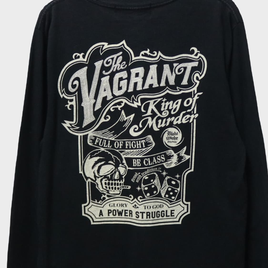 SHELTY 스컬 자수 긴팔 슬리브리스 64214 상품이미지7