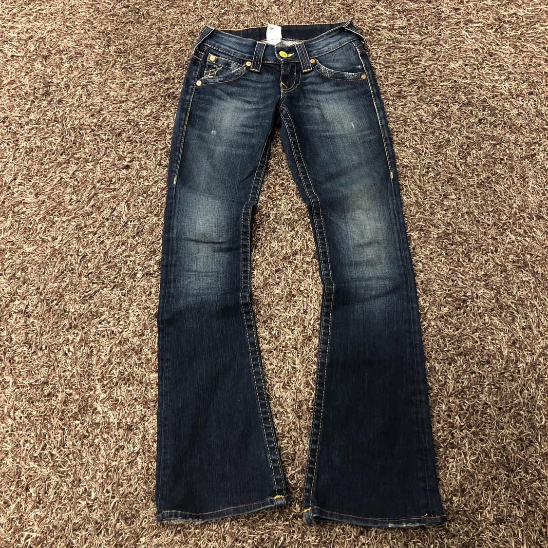 트루릴리전 부츠컷 워싱 데님 팬츠 상품이미지2