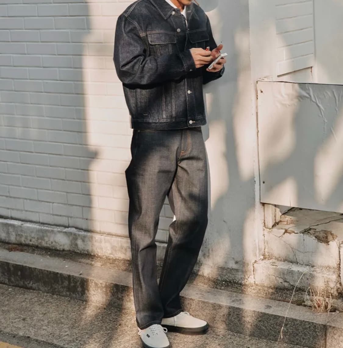 플랙 데님 자켓 051E 로우 상품이미지3