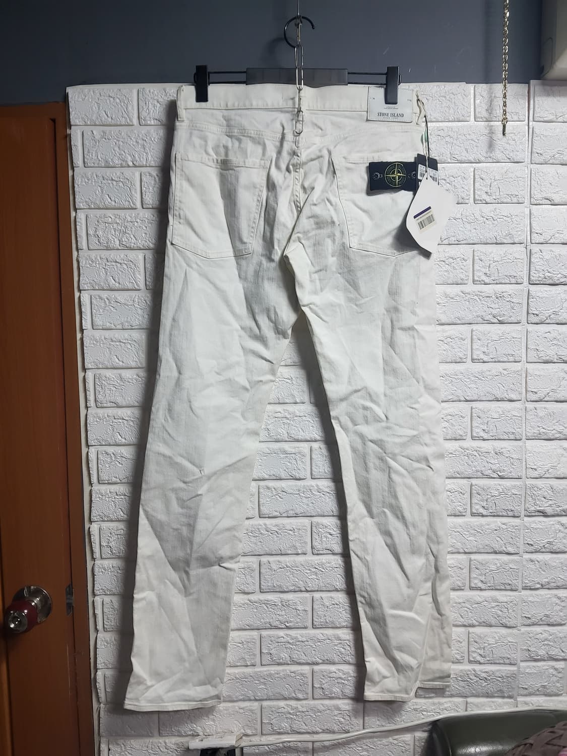 스톤아일랜드 화이트 데님 팬츠 31~32 새상품 상품이미지2