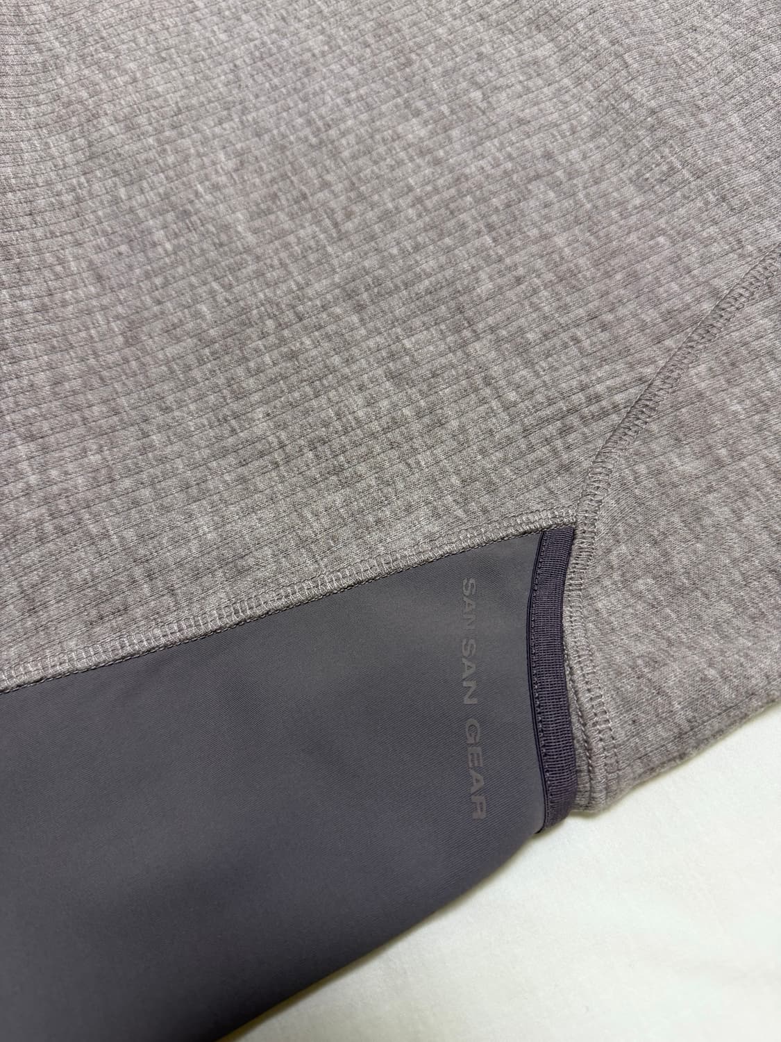 [2] 산산기어 리브드 롱슬리브 애쉬핑크 상품이미지5