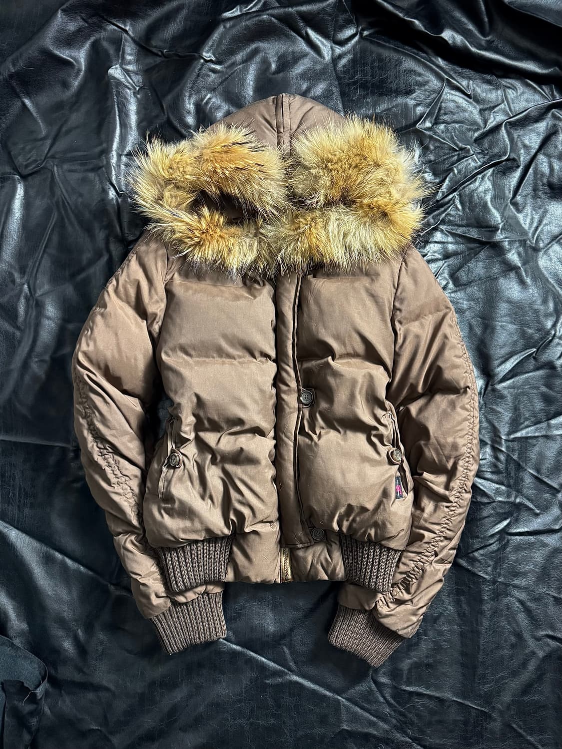 Brown fur padding 상품이미지1