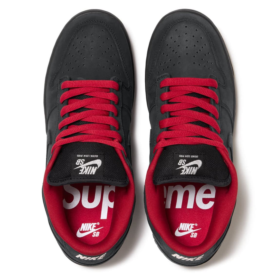 [245]나이키 슈프림 SB 덩크 로우 블랙 상품이미지4