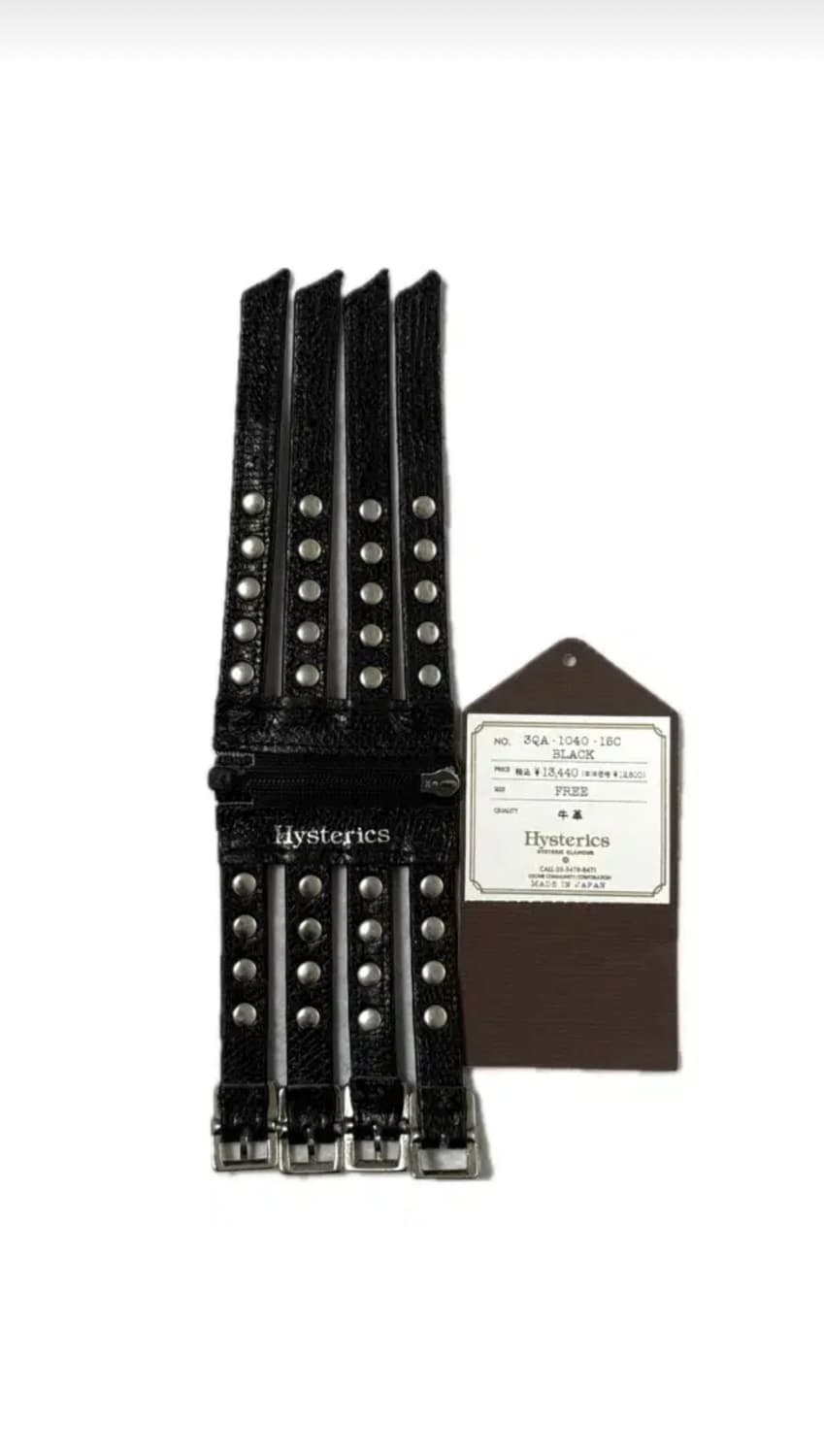 히스테릭 글래머 90s 아카이브 가죽 스터드 팔찌 상품이미지3