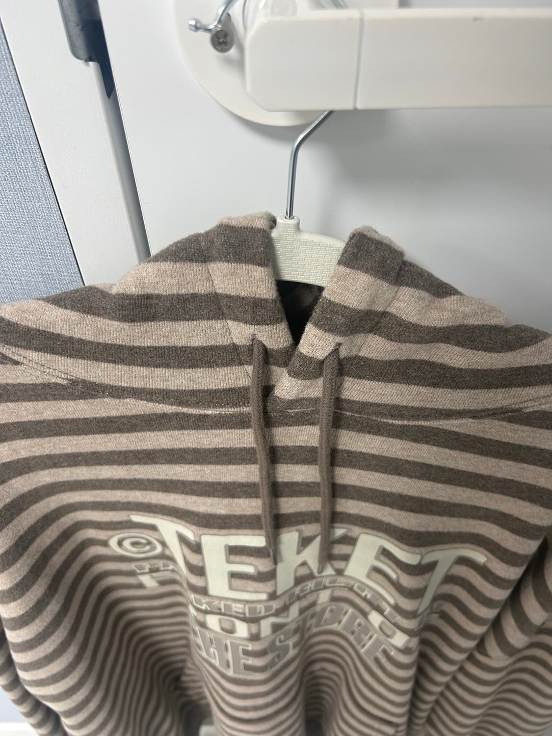 테켓 스트라이프 후드티 M 상품이미지3