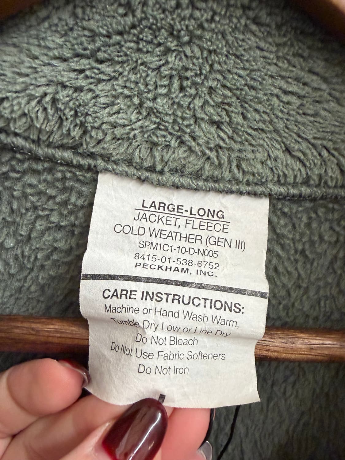 N121. US ARMY 미군 GEN3 플리스 후리스 상품이미지3