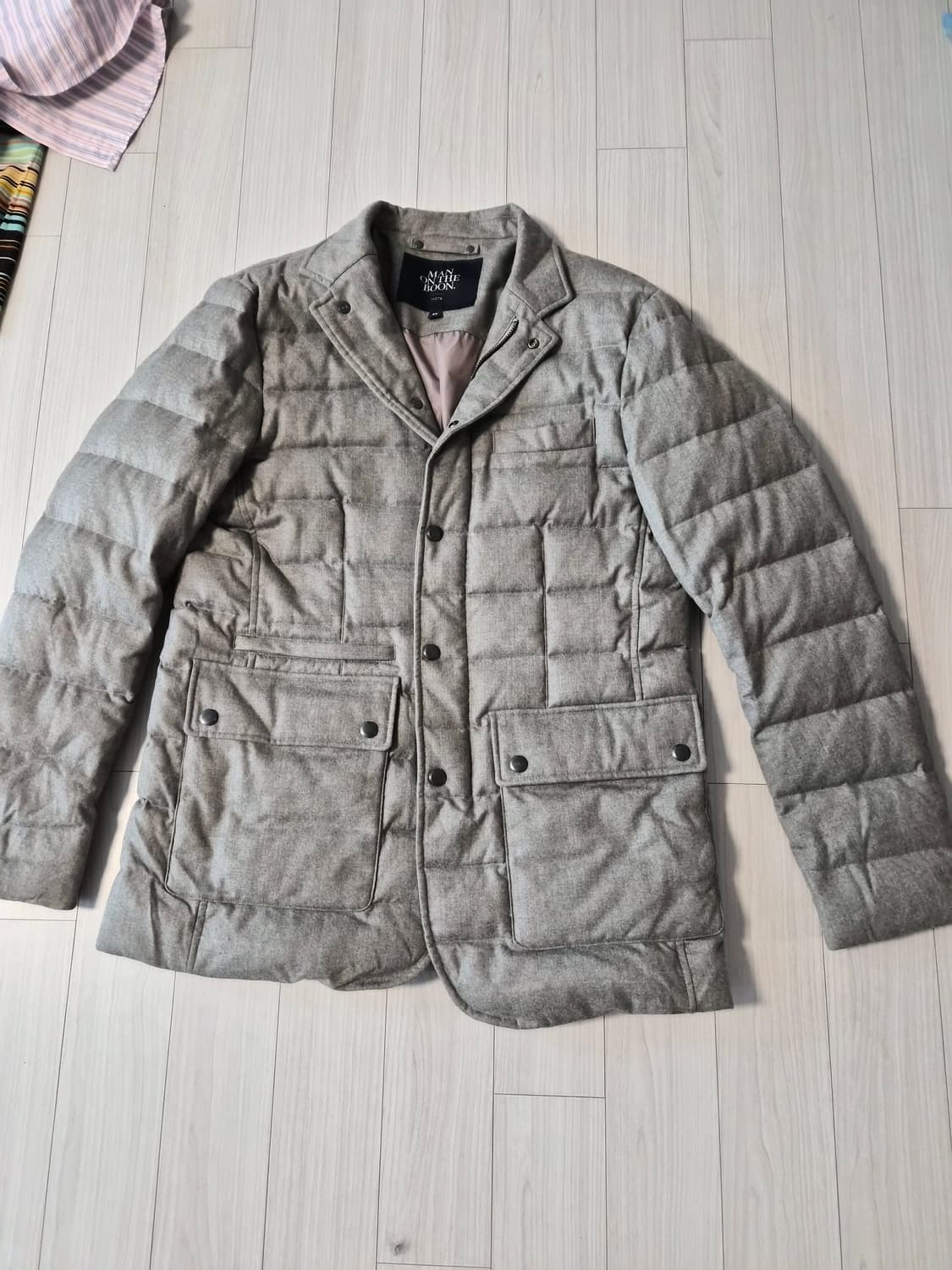 맨온더분(MOTB) 이탈리아 까노니코 원단 구스다운 블레이저 (48사이즈 상품이미지1