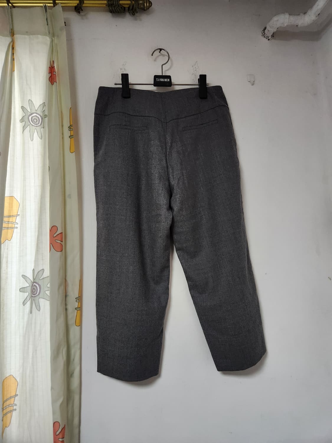 기장 짧은 울 통바지  L(30) 상품이미지3