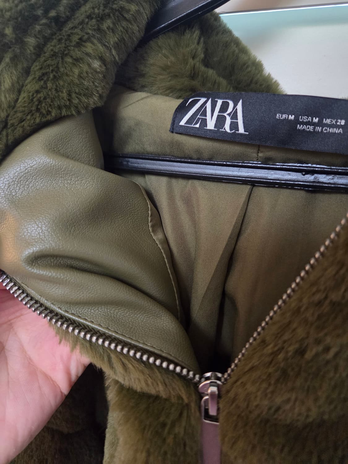 ZARA 퍼자켓 상품이미지2