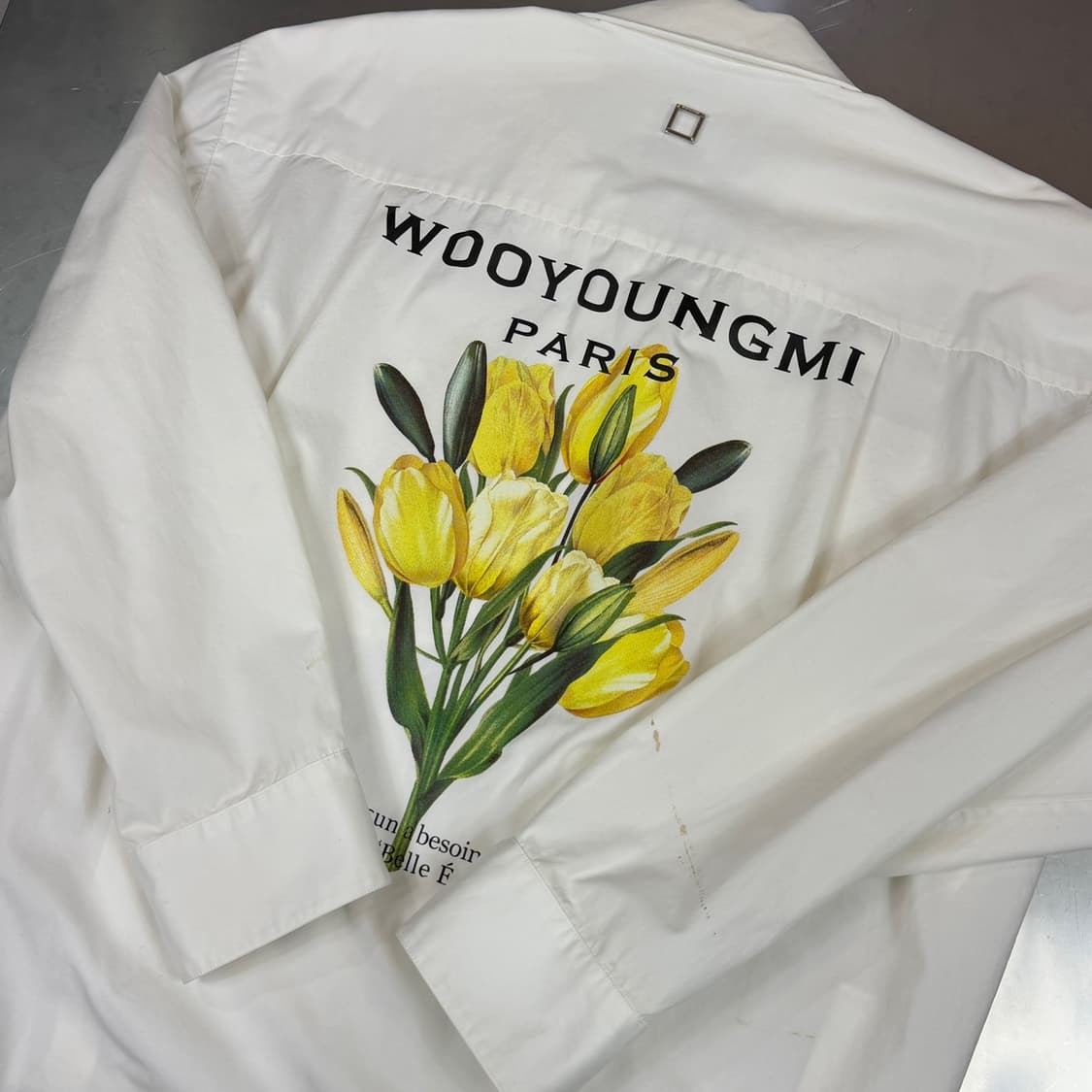 [리오브] 우영미 플라워 백로고 셔츠 상품이미지3