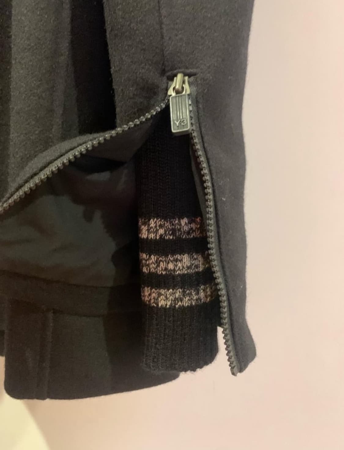 프랑스구매 Y-3 요지야마모토 블랙 반코트 상품이미지5