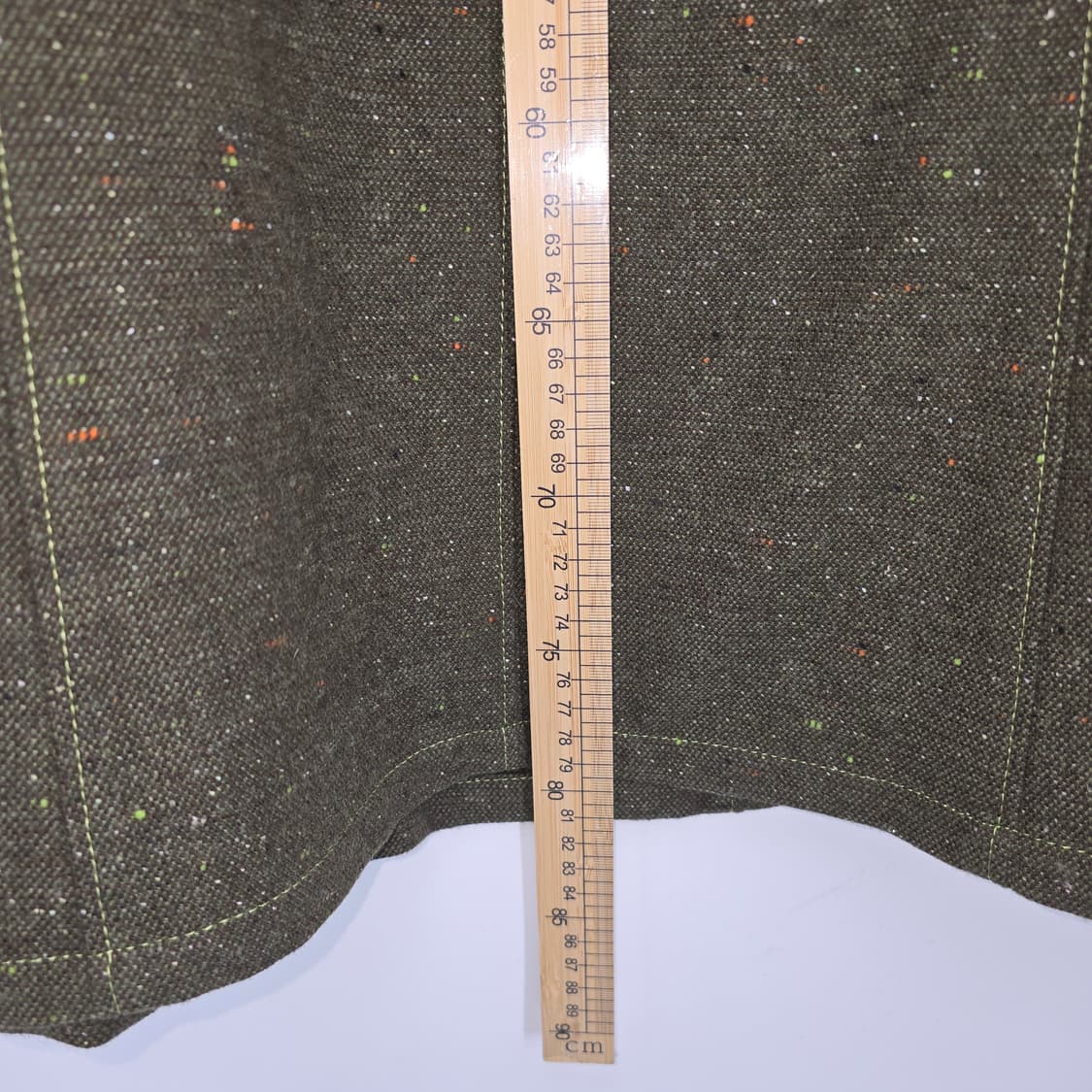 일본 빈티지 울 혼방 셋업 (베스트 + 스커트) L 상품이미지6