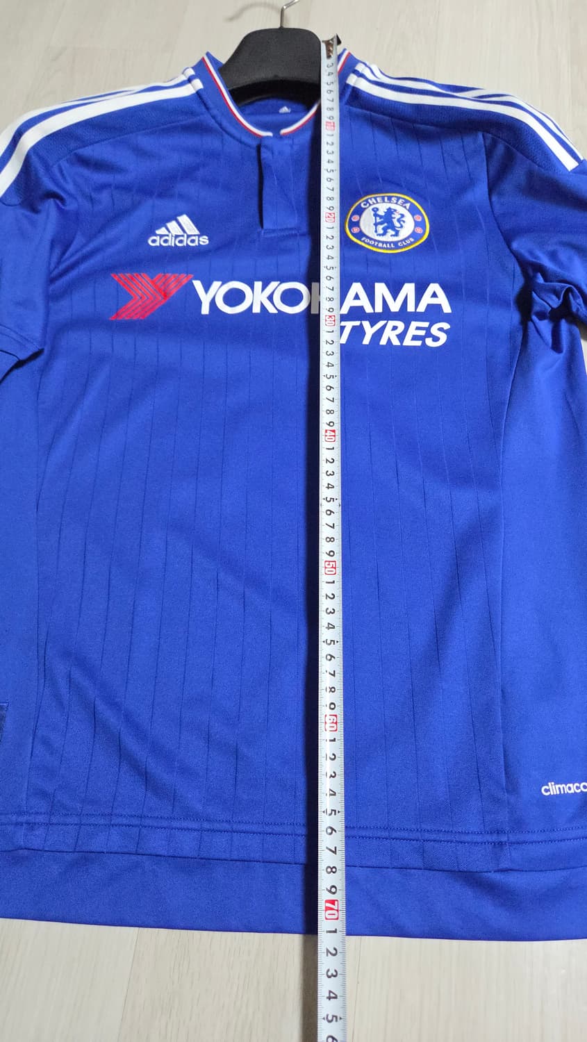 (착샷) 아디다스 첼시 유니폼 긴팔 져지 15 16 시즌 레트로 상품이미지3