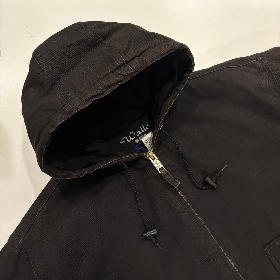 [L] Wallo 레귤러핏 후드 워크 자켓 블랙 B649 상품이미지3