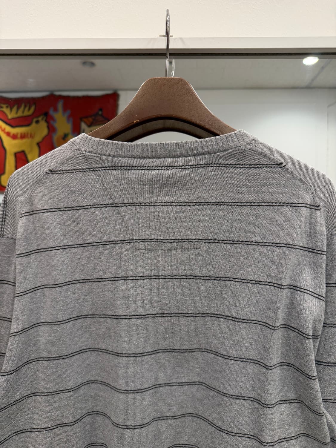 Nautica 노티카 스트라이프 브이넥 니트 상품이미지6