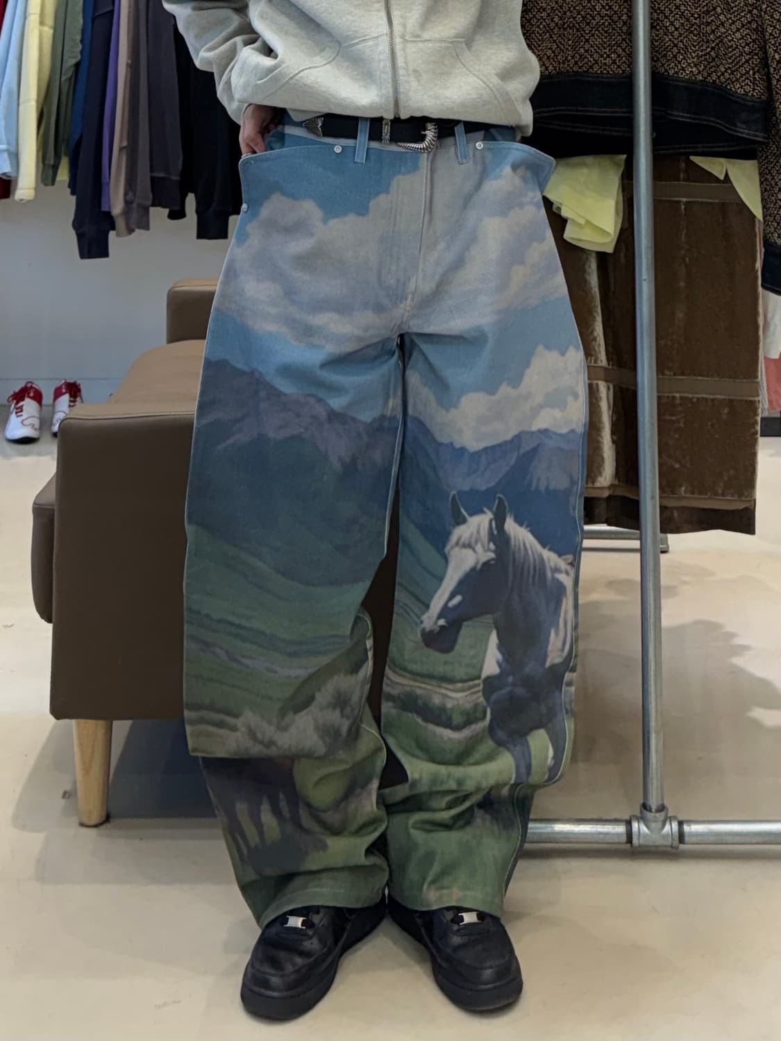 에프터프레이 카우보이 프린티드 팬츠 상품이미지6