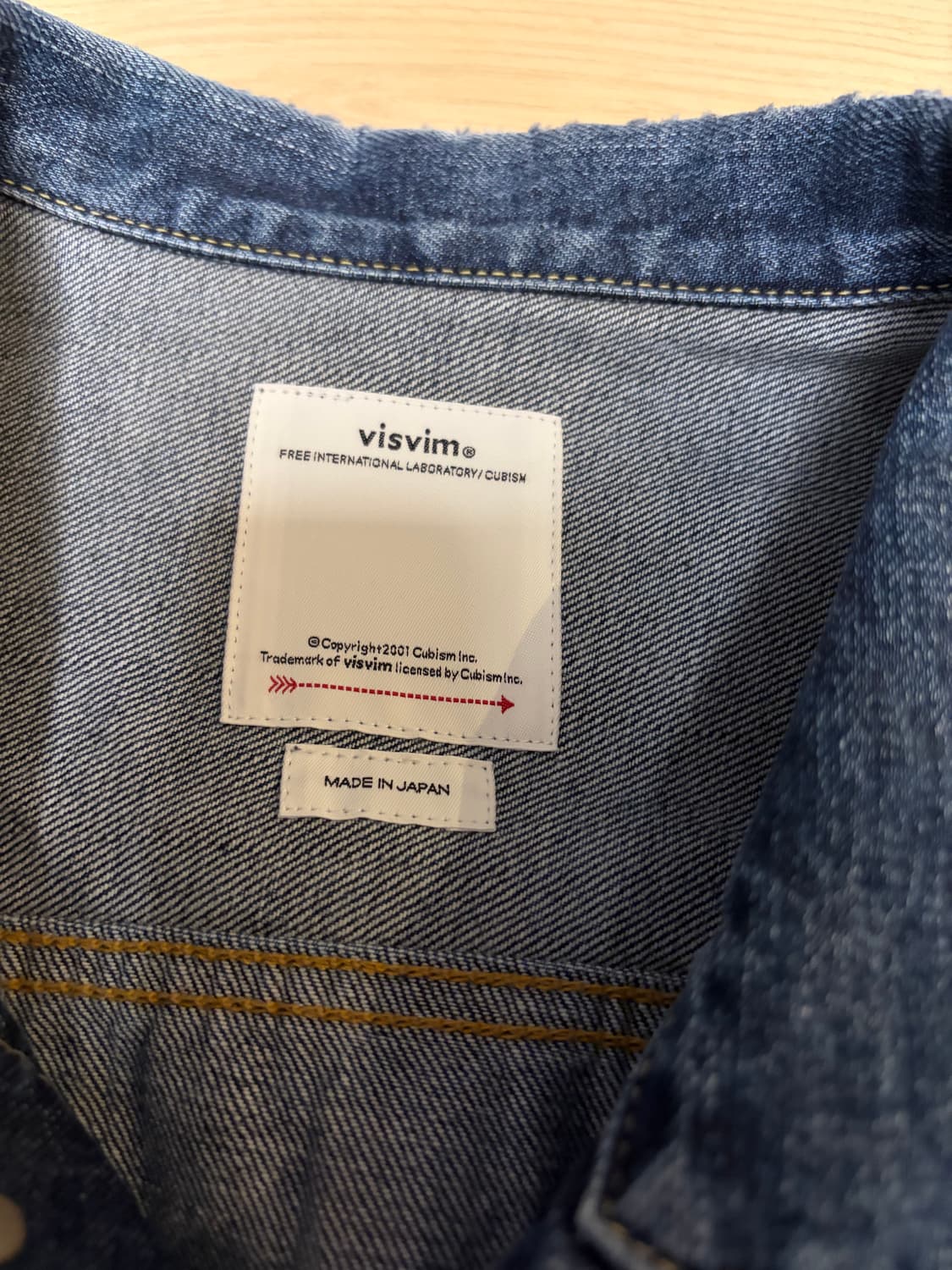 [새제품, 4] 비즈빔 24AW 101xx dmgd 데님 트러커 자켓 상품이미지2