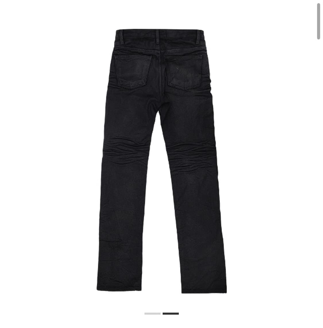 선데이오프클럽 왁스드 스트레이트 진 블랙 상품이미지2