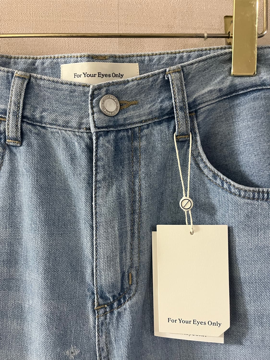 포유온 Benny loose denim(36,Extended) 상품이미지9