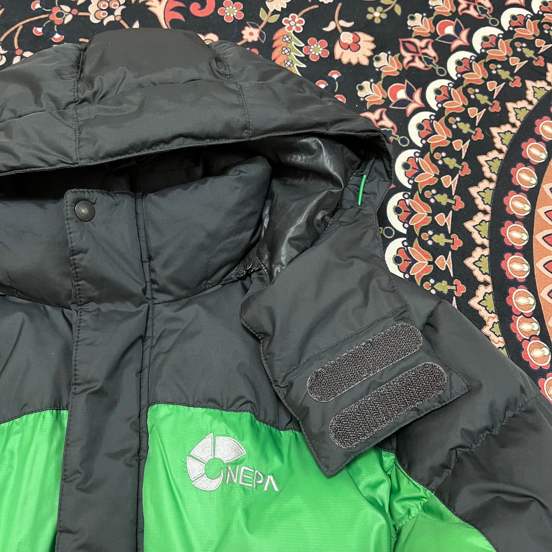 네파 덕다운 투톤 후드 패딩 점퍼 S/90 상품이미지4