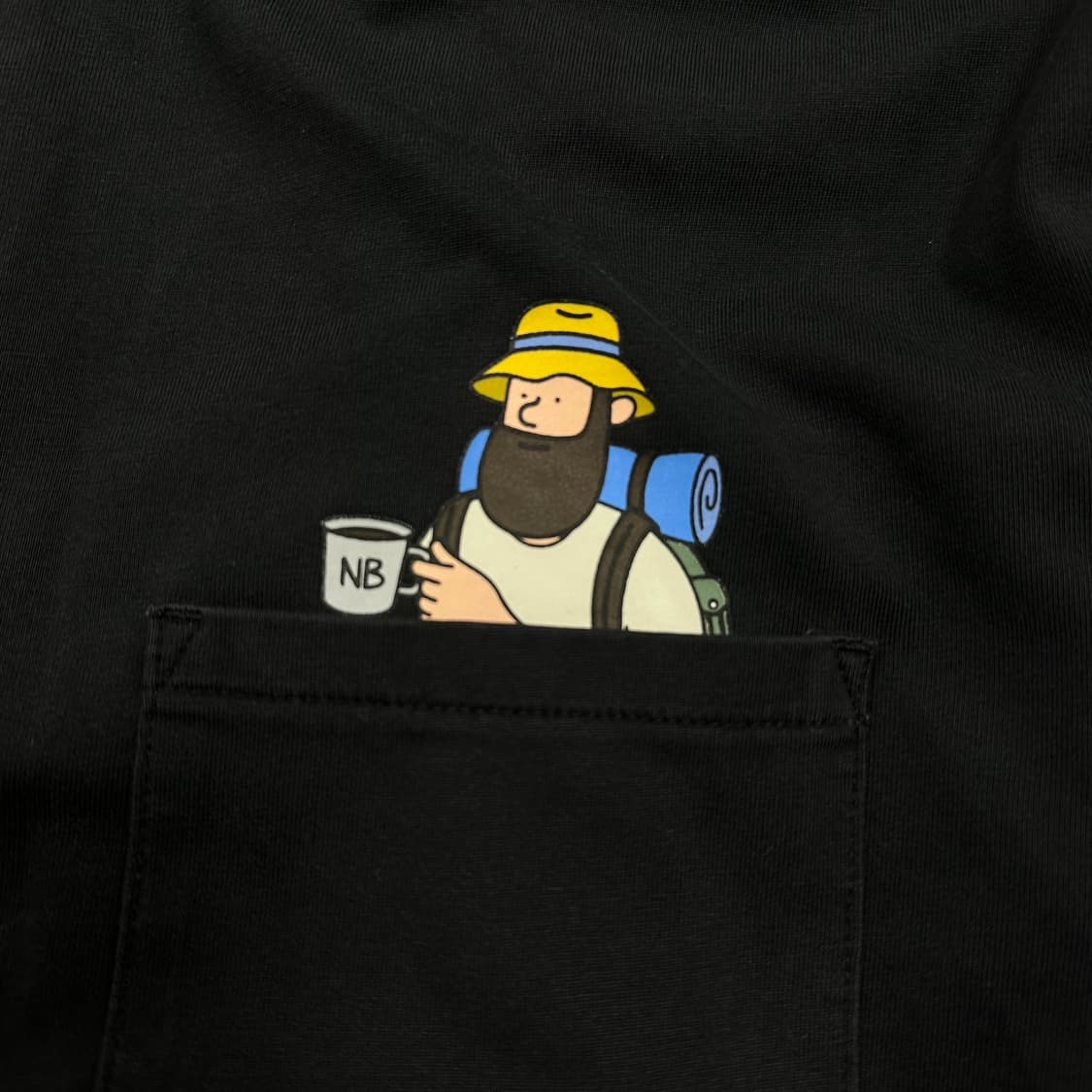 ✨ (만원 빈티지) 뉴발란스 x 전황일 빅로고 블랙 반팔티  상품이미지3