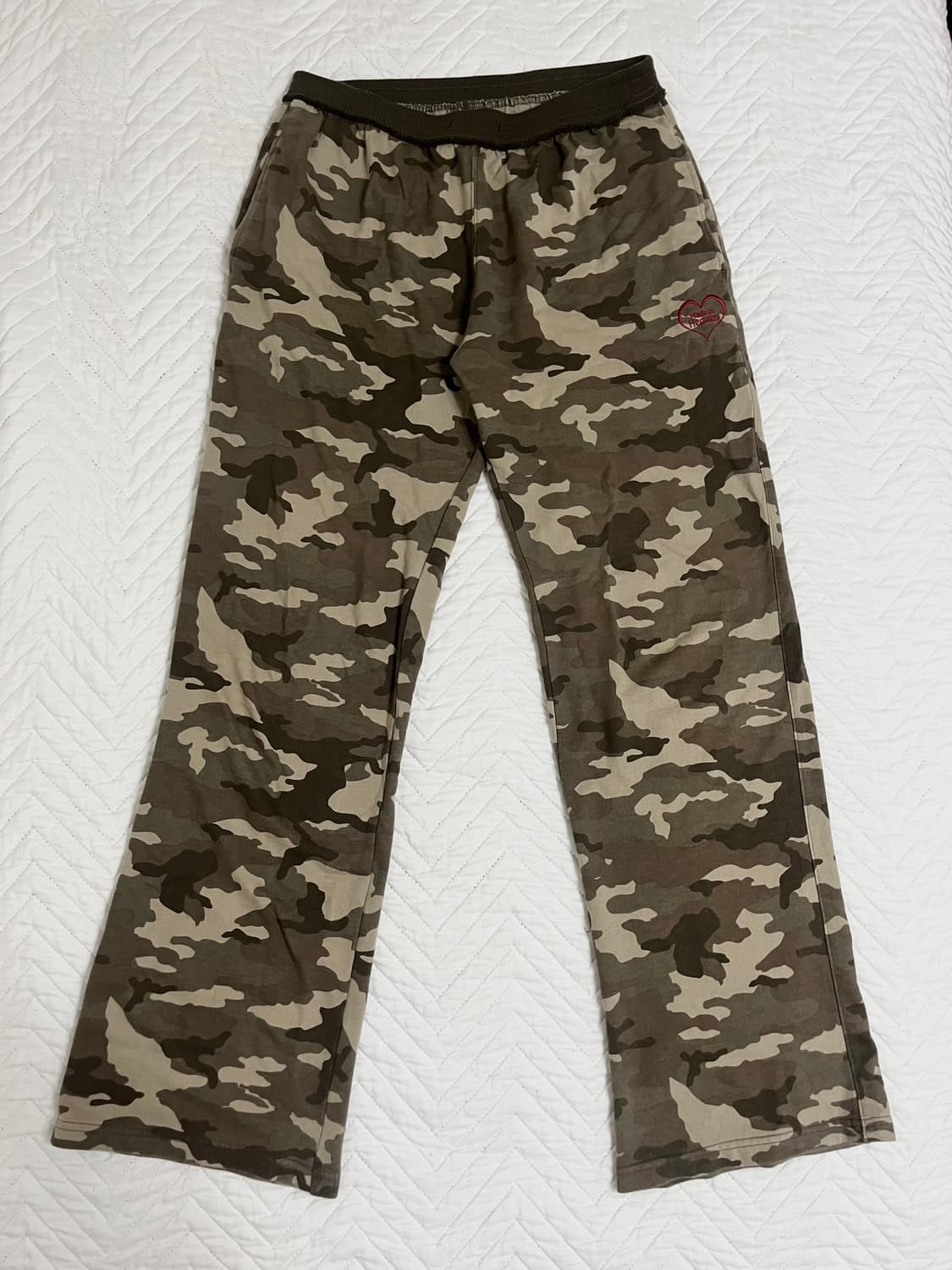 스컬프터 카모팬츠 Heaven Camo Sweatpants Forest 상품이미지2