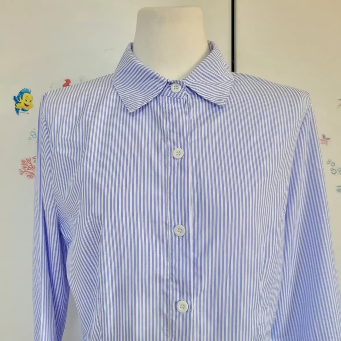 스트라이프 셔츠 롱원피스  상품이미지6