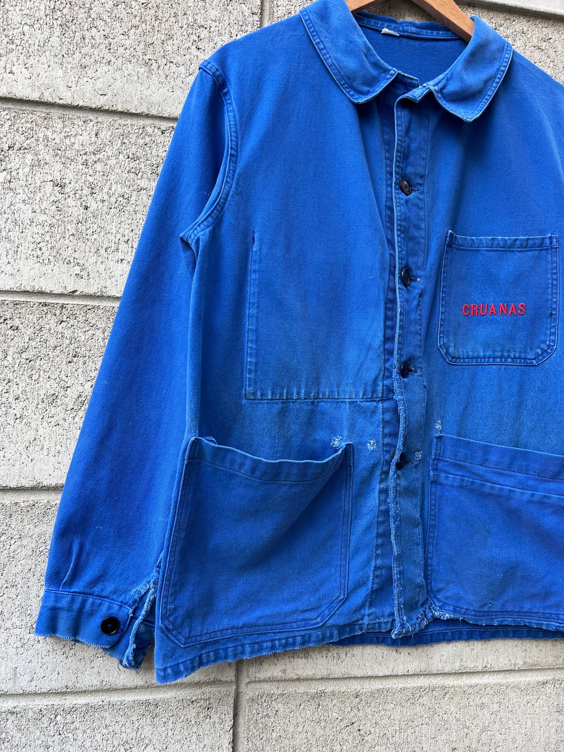 1950s HARD FADED OLD FRENCH 올드모델 프렌치워크자켓 상품이미지4