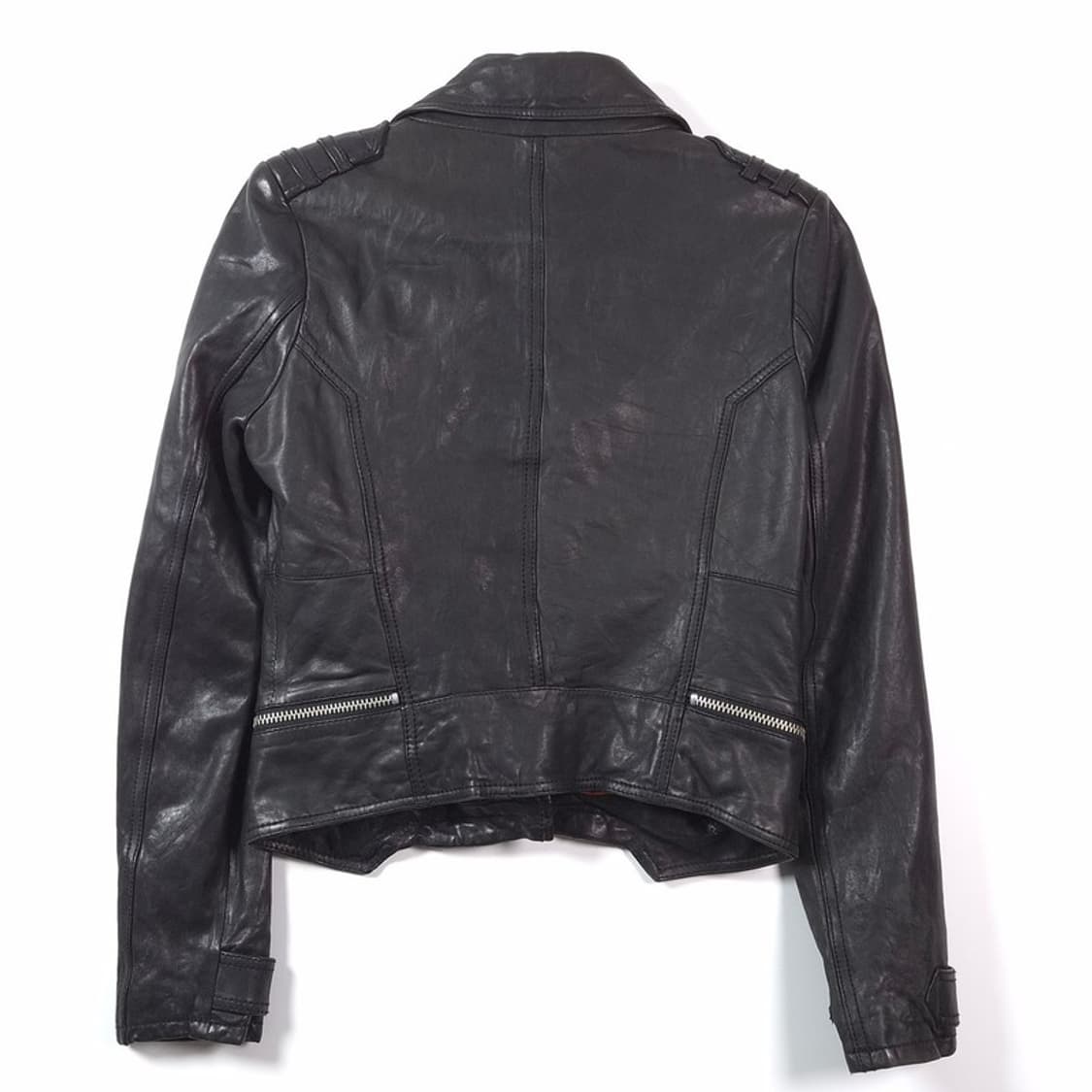 버커루 오리지널 빈티지 리얼 양가죽 라이더 자켓 XS 상품이미지2