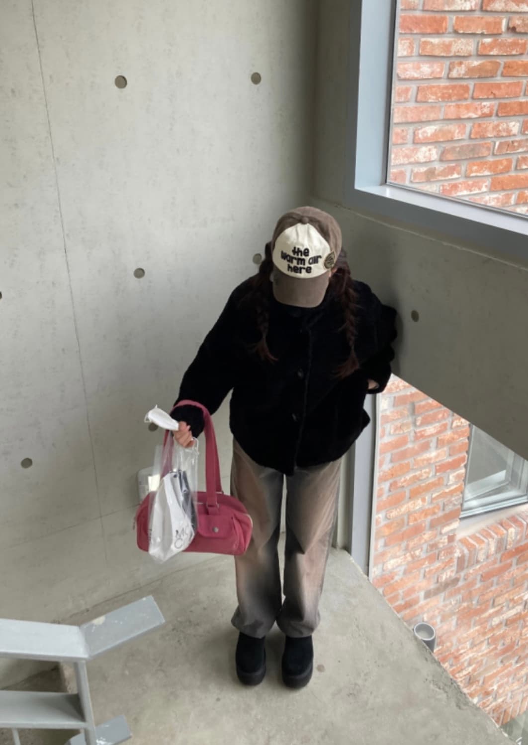빈티지 워싱 와이드 데님 상품이미지3