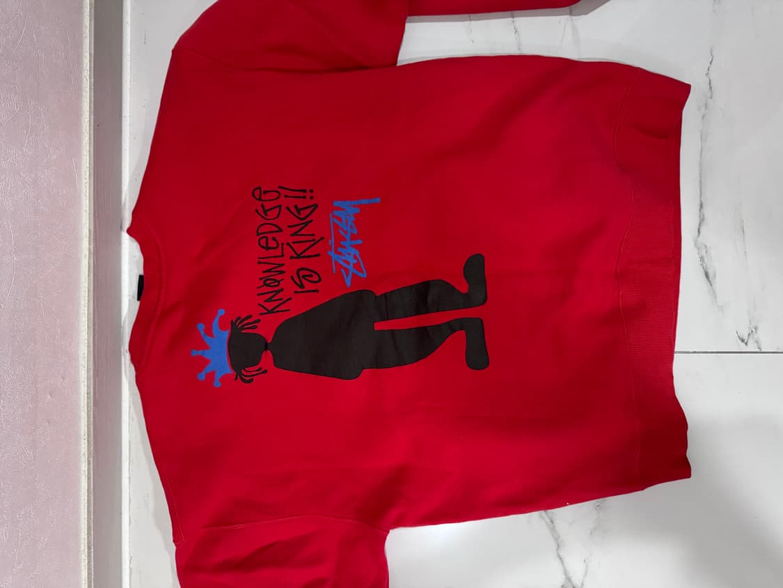 [L] 90s 스투시 knowledge is king 맨투맨 상품이미지4