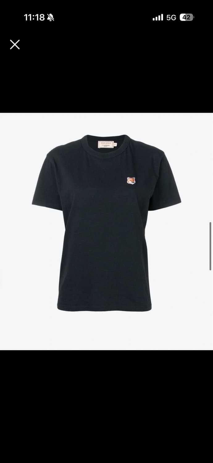 메종키츠네 기본 반팔티 상품이미지1