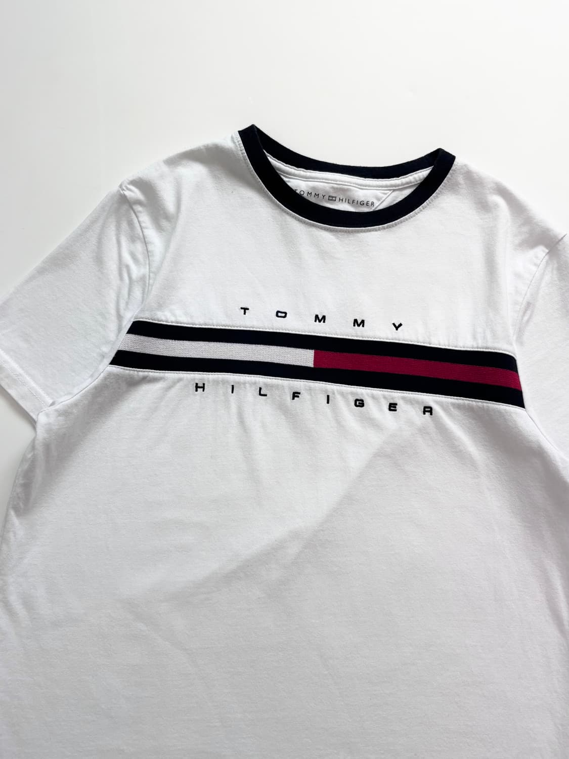 TommyHilfiger 타미힐피거 화이트 티셔츠 상품이미지5