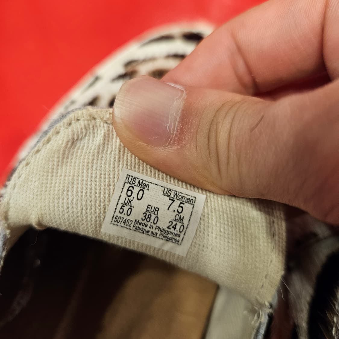 (거의새거)반스(VANS) 스타일 53 DX 레오파드 뮬 스니커즈 240 상품이미지7