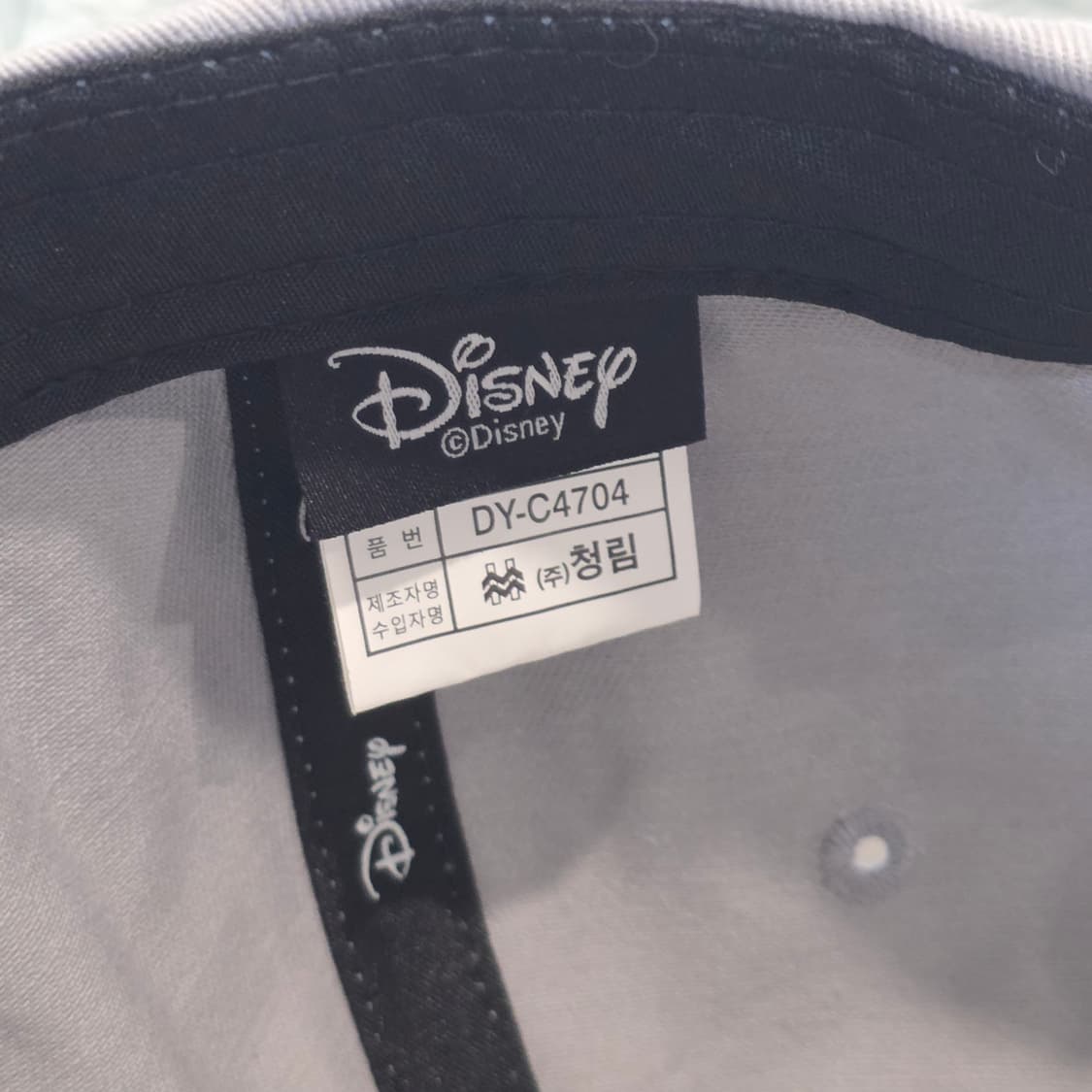 L2-5:디즈니 미키 체크 플랫 바이저 스냅백 56~58cm-거의새거 상품이미지7