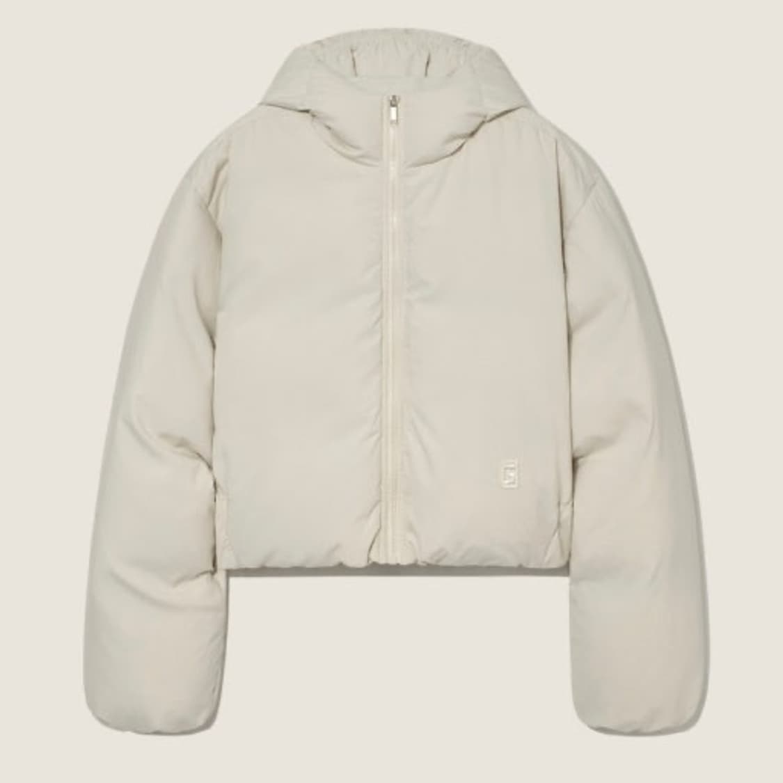 글로니 바운더레스 다운 푸퍼 패딩 아이보리 상품이미지1