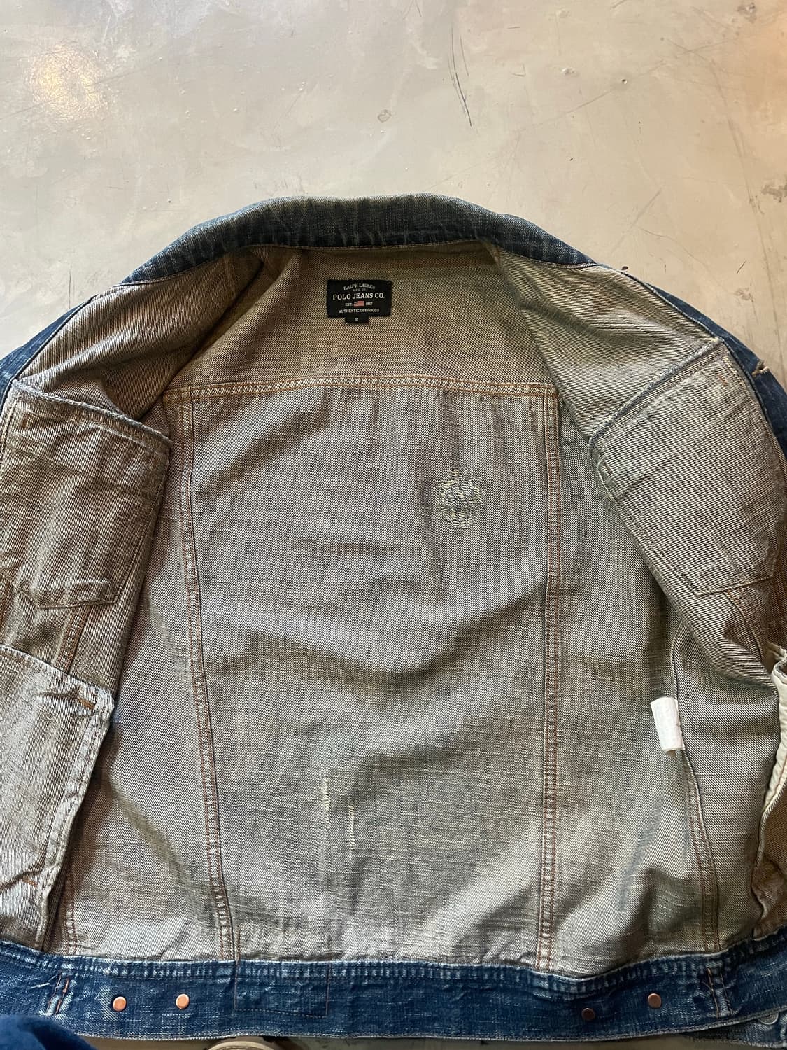 00s POLO JEANS 데님 자켓 S 상품이미지8