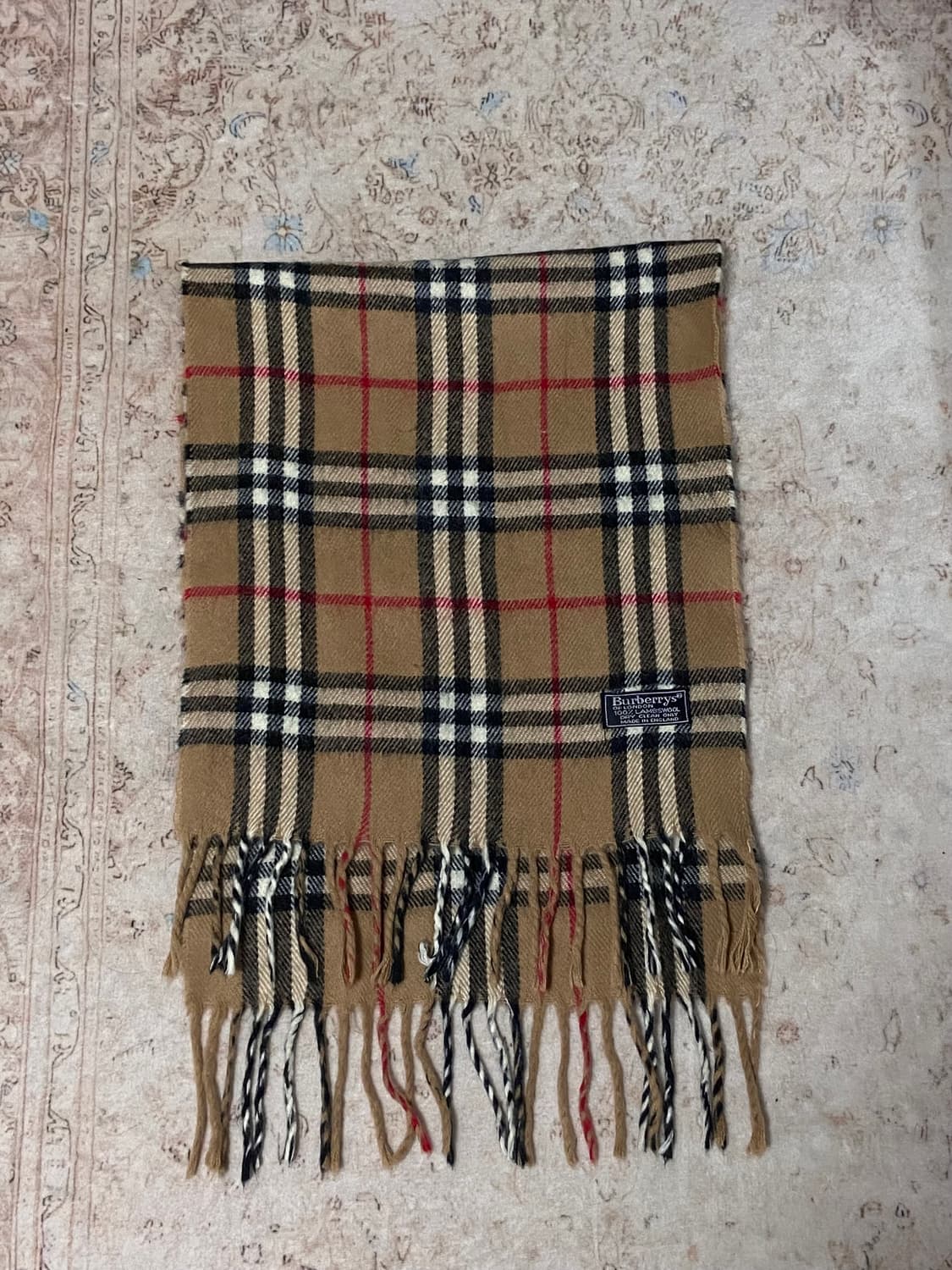 버버리 노바체크 캐시미어 램스울 머플러 상품이미지1