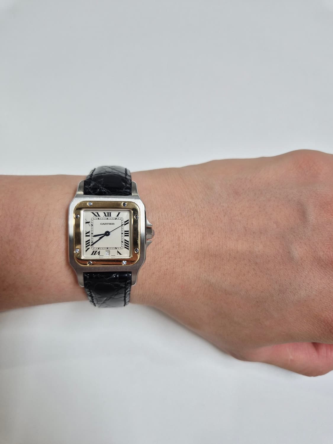 까르띠에 산토스 갈베 콤비 LM 라지사이즈 상품이미지2