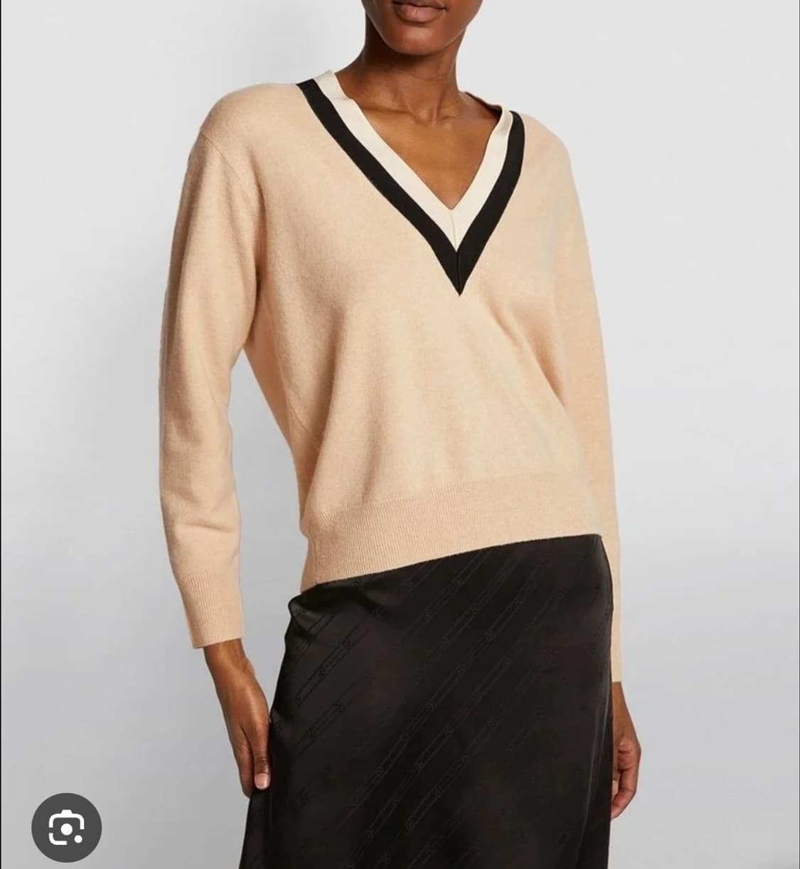 Sandro 스프라이트 카라넥  울 블렌드 니트 1사이즈 상품이미지1