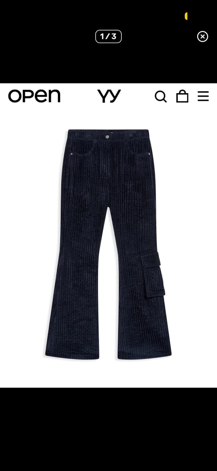 오픈와이와이 코듀로이 부츠컷팬츠 상품이미지1