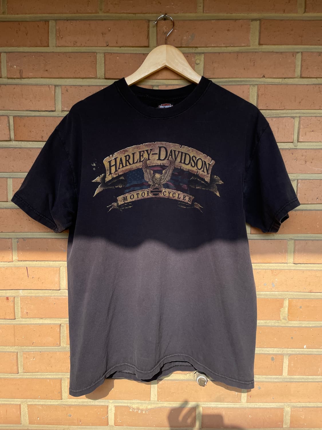 [L] 00s made USA 할리데이비슨 숏 슬리브 반팔 티셔츠 상품이미지1
