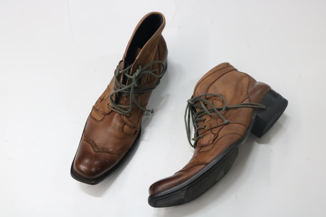 훕데두 레더 스퀘어토 부츠 상품이미지2